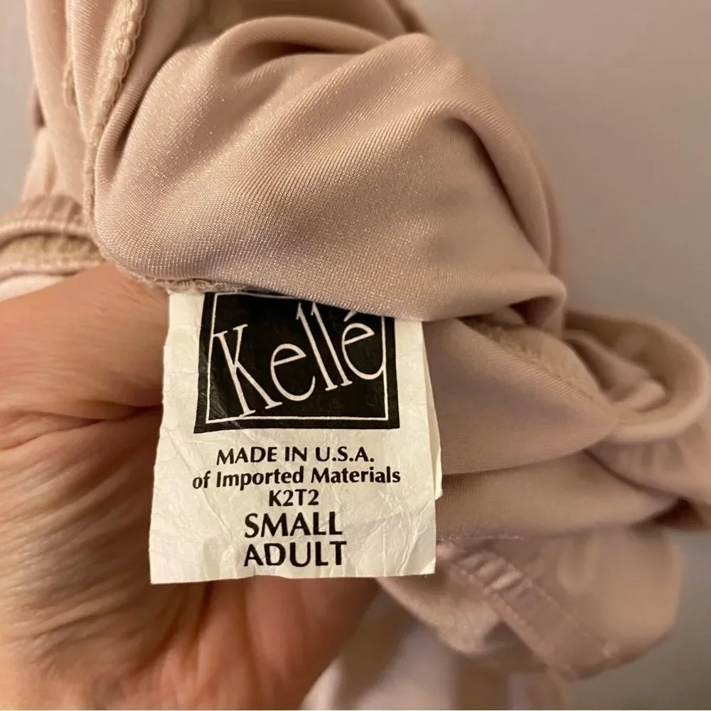 Kelle dance lyrical costume mauve blush pink leotard PIECES OF ME 2594 SA adult